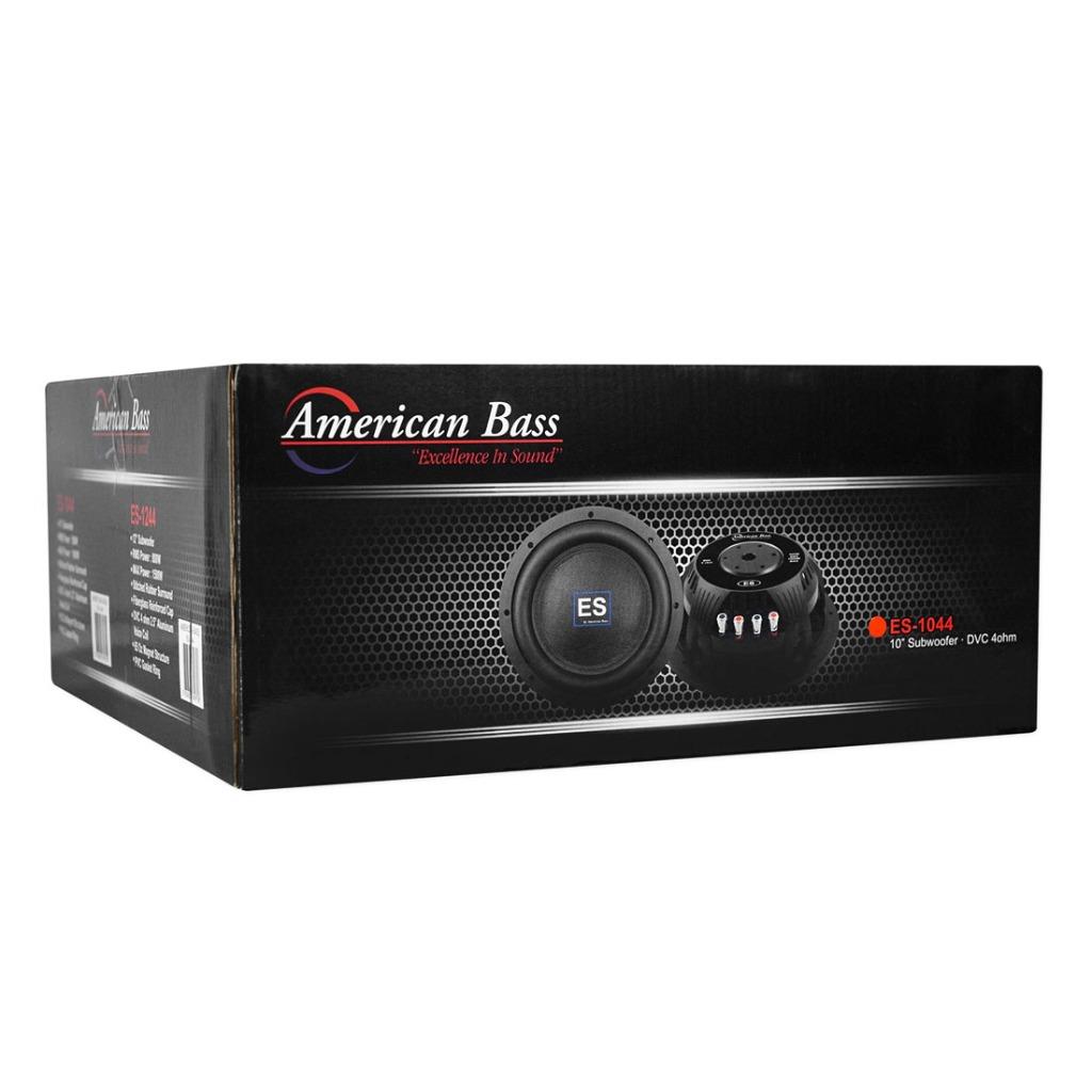 American Bass ES1044 1000 W Max 10" Dual 4-Ohm DVC Stereo ...