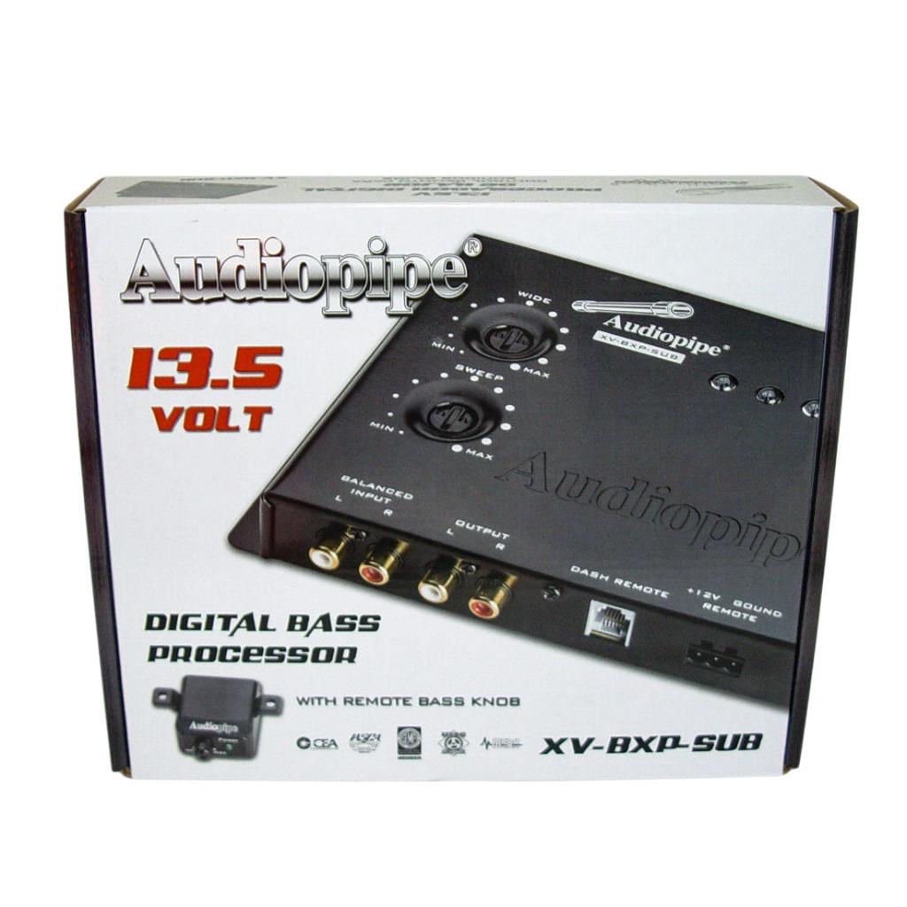 Audiopipe XVBXPSUB 13.5V Car Audio Digital Bass Processor w/ Remote