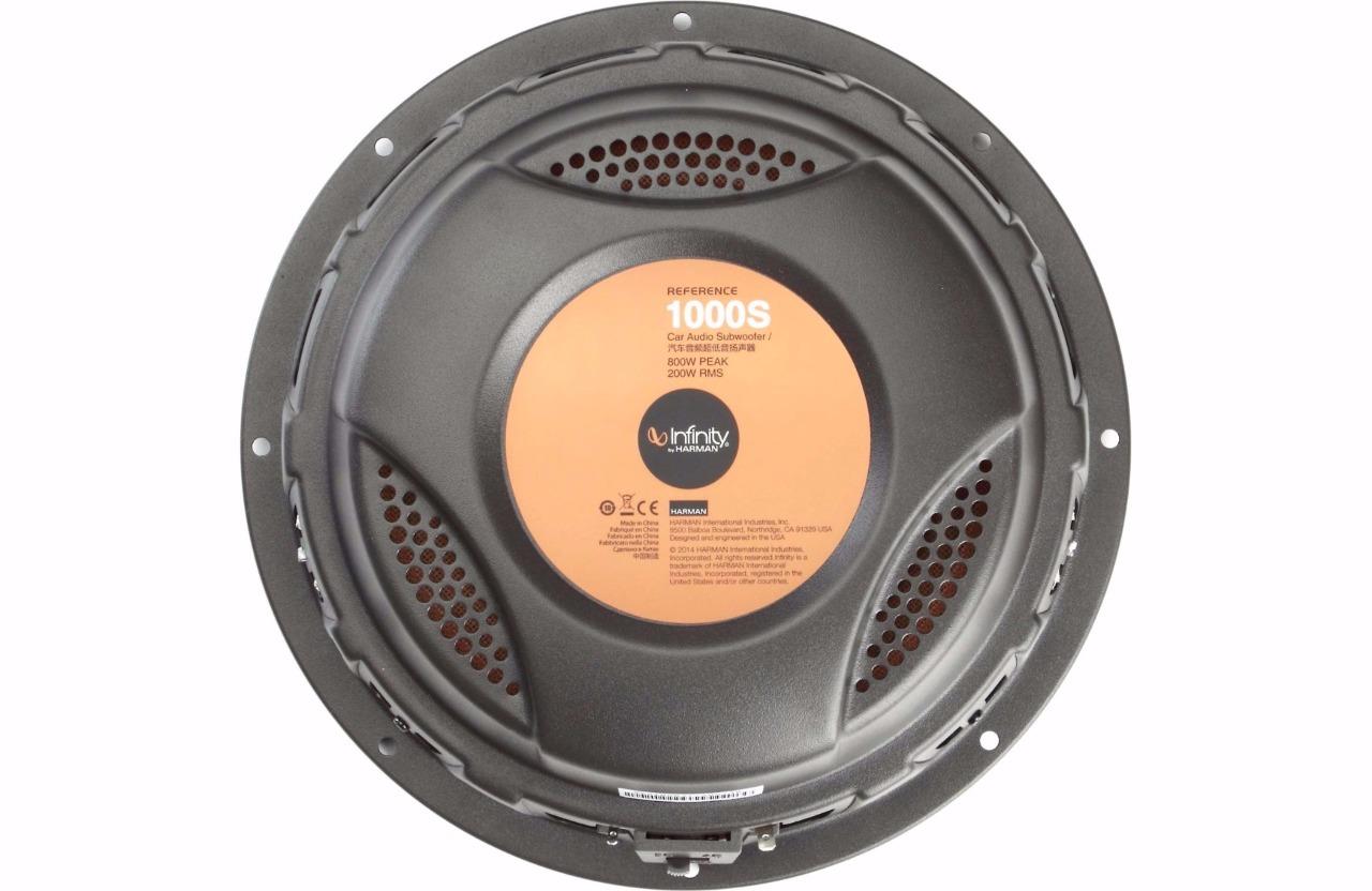 Infinity 1000S 800 W 10" Shallow Mount Component Subwoofer 50667368968