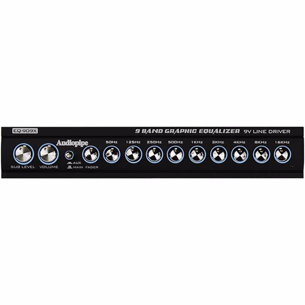 Audiopipe Eq909x Car Audio 9 Band Parametric Graphic Equalizer W 9v Line Driver 784644312612 Ebay