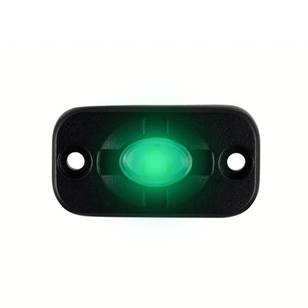 Heise He Tl1g 1 5 X 3 Auxiliary Led Accent Lighting Pod Green