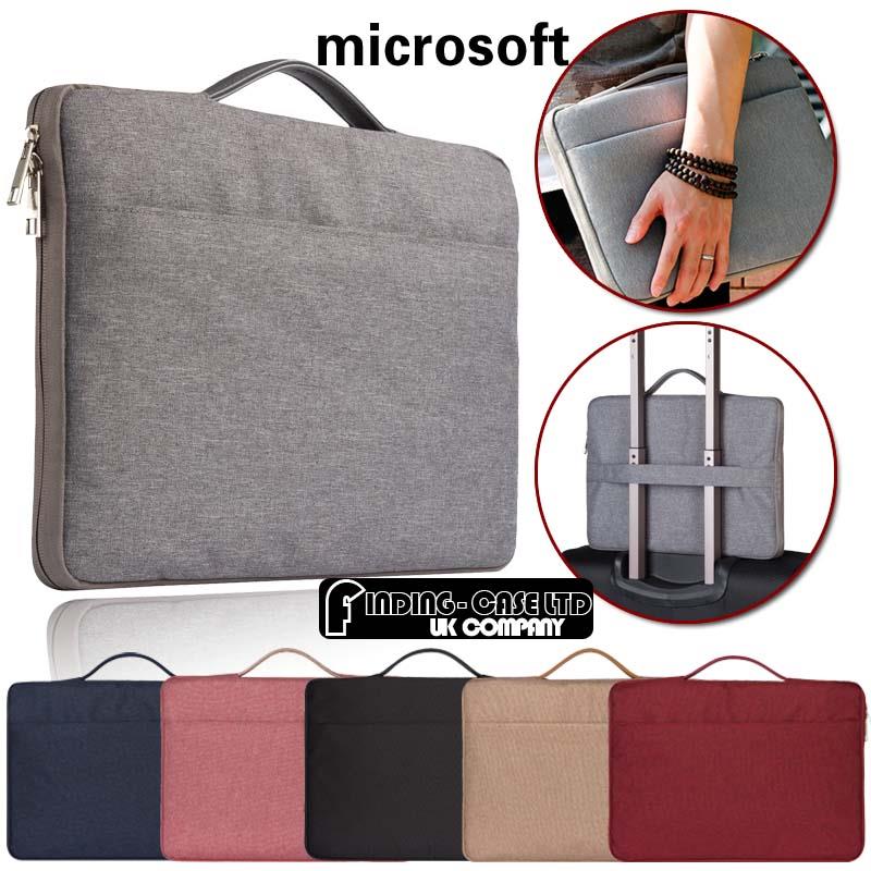 Carry Sleeve Notebook Case Bag For Microsoft Surface 2/3/4/Book Laptop ...
