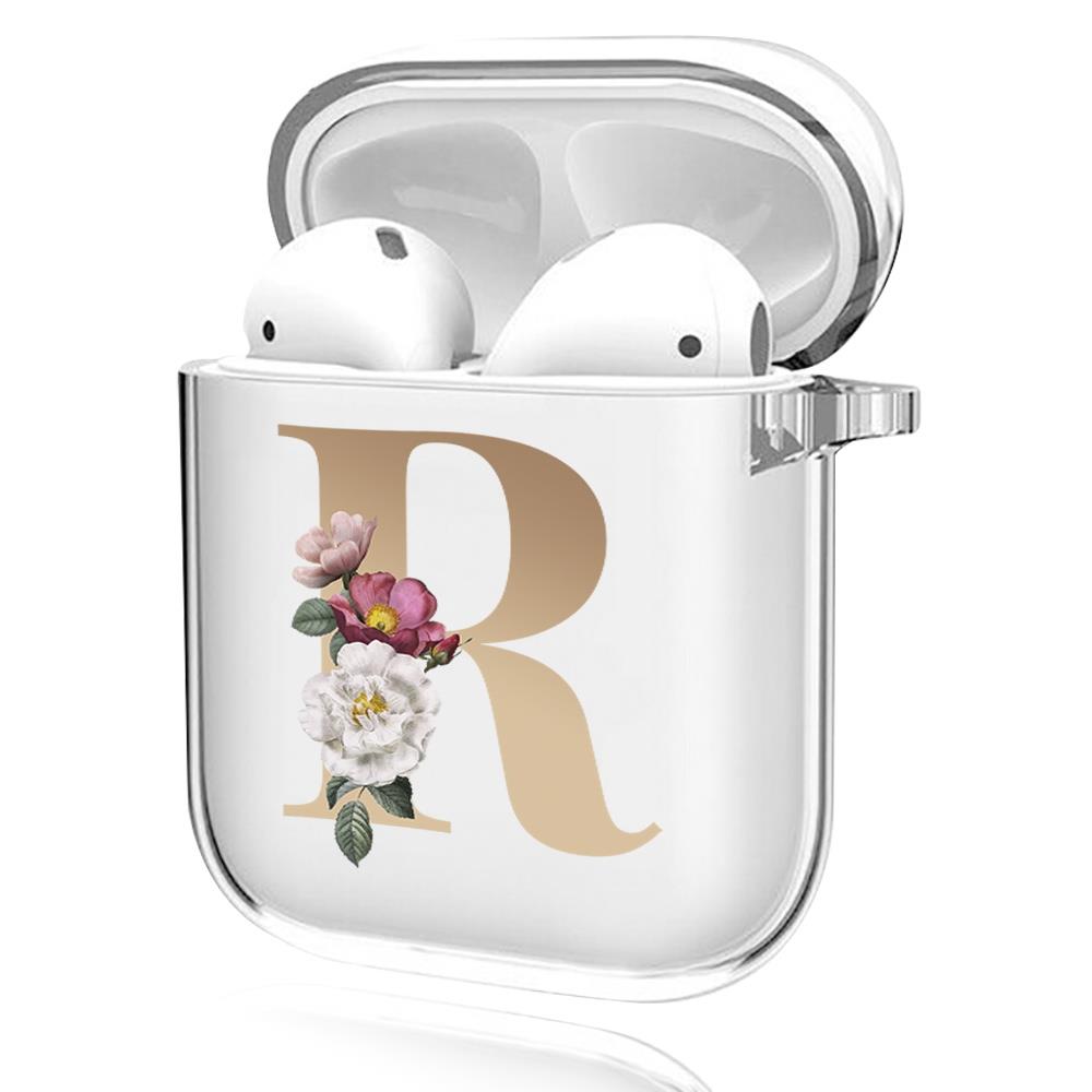 Initial Nom Écouteur Protéger Cover pour Apple AirPods 1st ...
