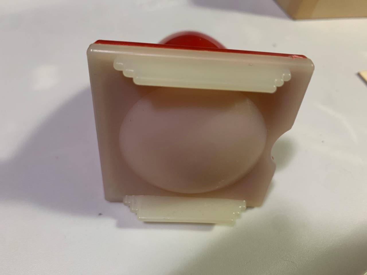 как выглядит Vintage Telecolor Viewer Red and White in Original Box w/Slide фото