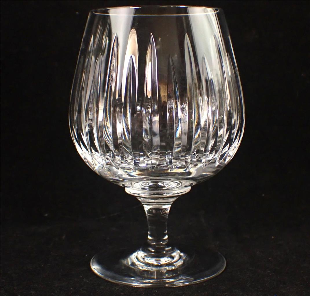 STUART CRYSTAL MONACO Cut Glass Drinking Glasses Wine Champagne Water 