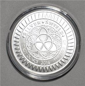 PYRAMID OF POWER #7 WE POISON YOU 2016 1oz SILVER SHIELD BU W//COA
