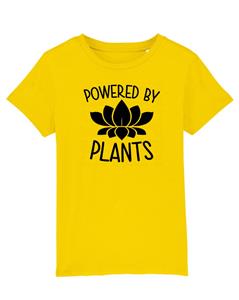 Powered By Plants Large Vegan Organic Kids T Shirt Peta