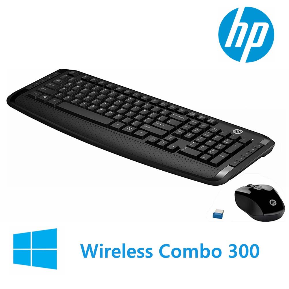 Wireless Keyboard and Mouse HP 300 Classic Desktop Combo Bundles For Laptop USB 192018878853 eBay