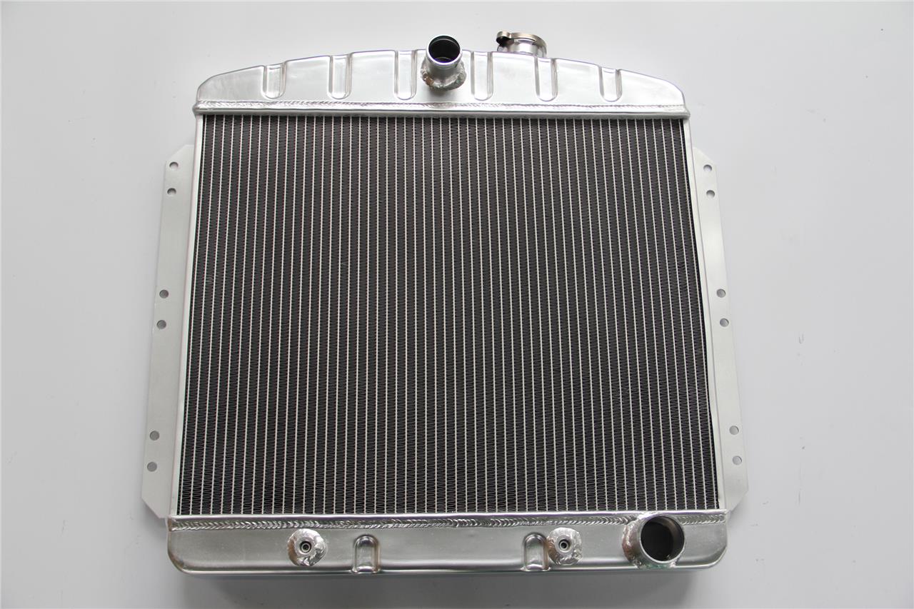 49-54 CHEVY STYLE//FLEETLINE//BEL AIR V8 3-ROW//CORE FULL ALUMINUM RACING RADIATOR