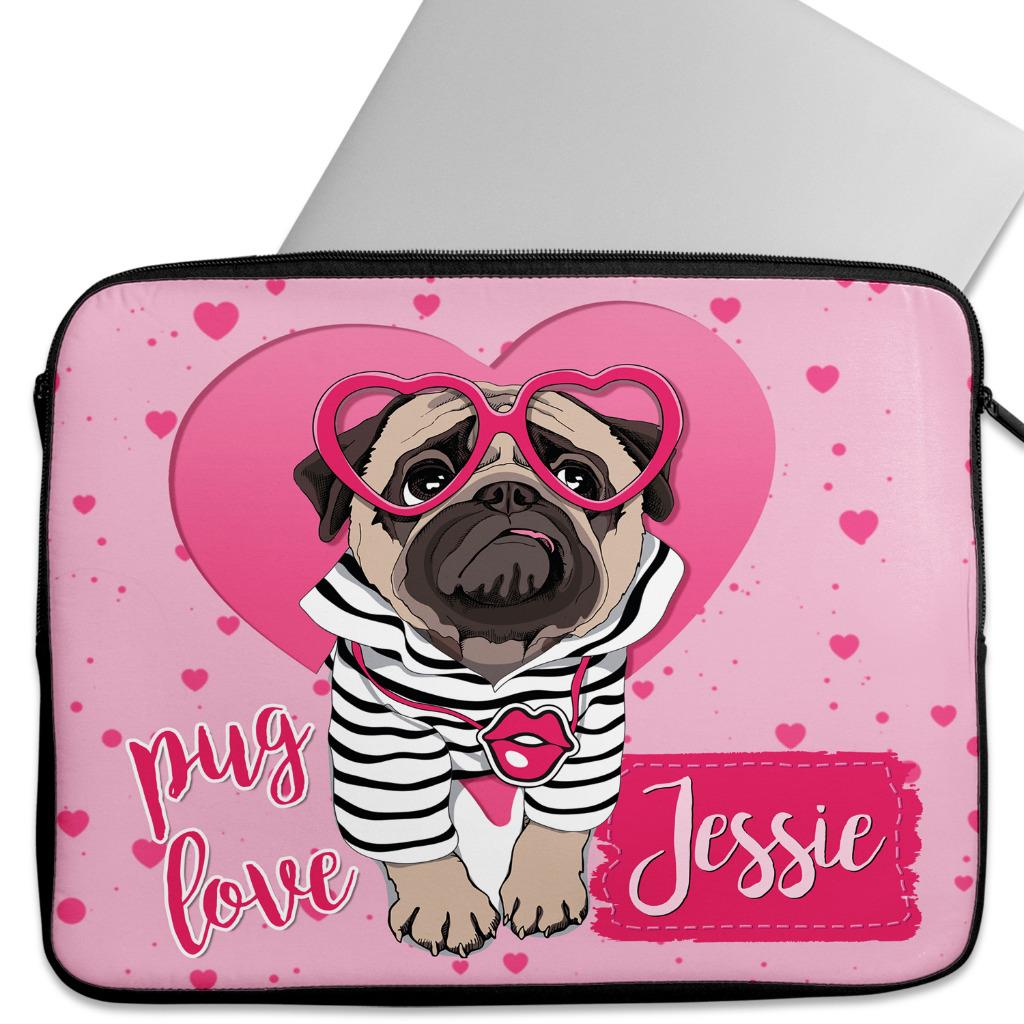 pug laptop case