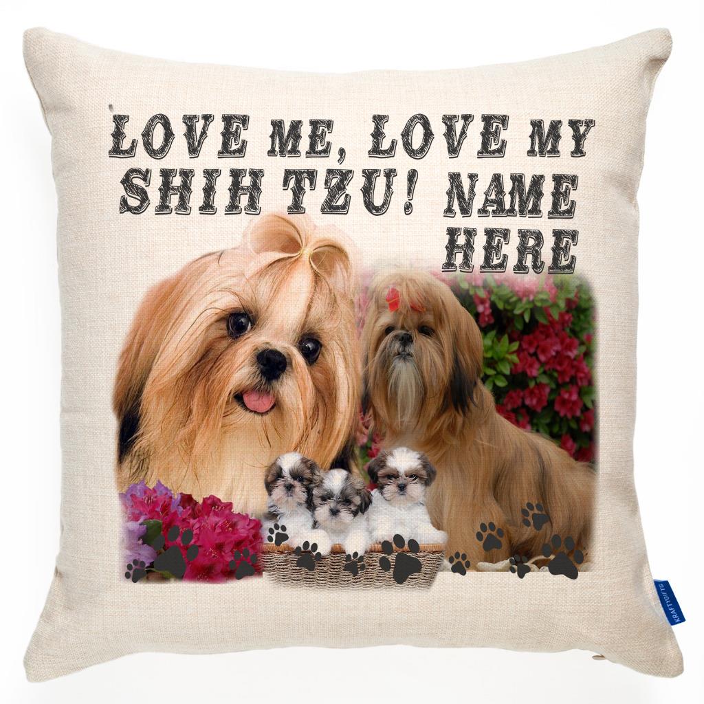 shih tzu cushion covers
