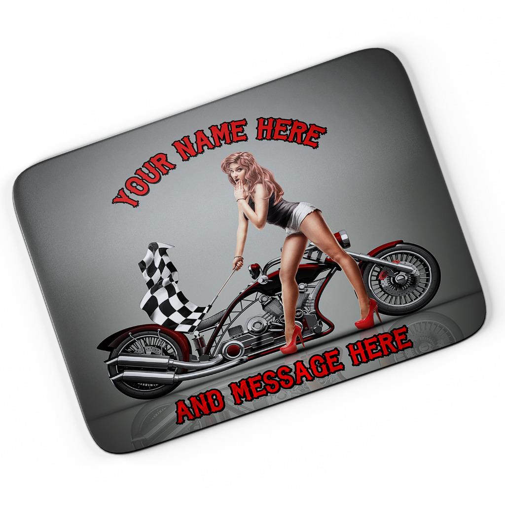 Personalised Fighter Plane Mouse Mat Pad Computer Gaming War Gift Dad Him ST399