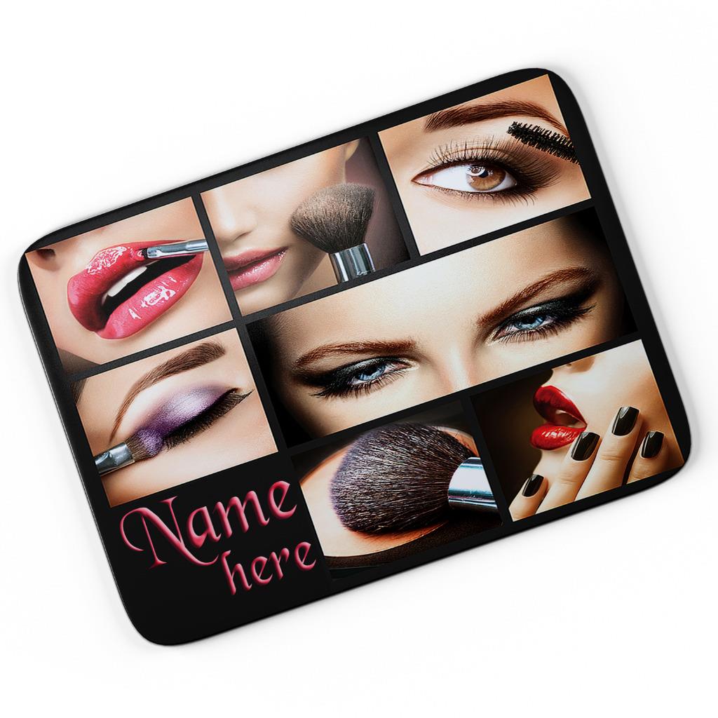 Personalised Make Up Mouse Mat Pad Computer Gaming Beauty Gift