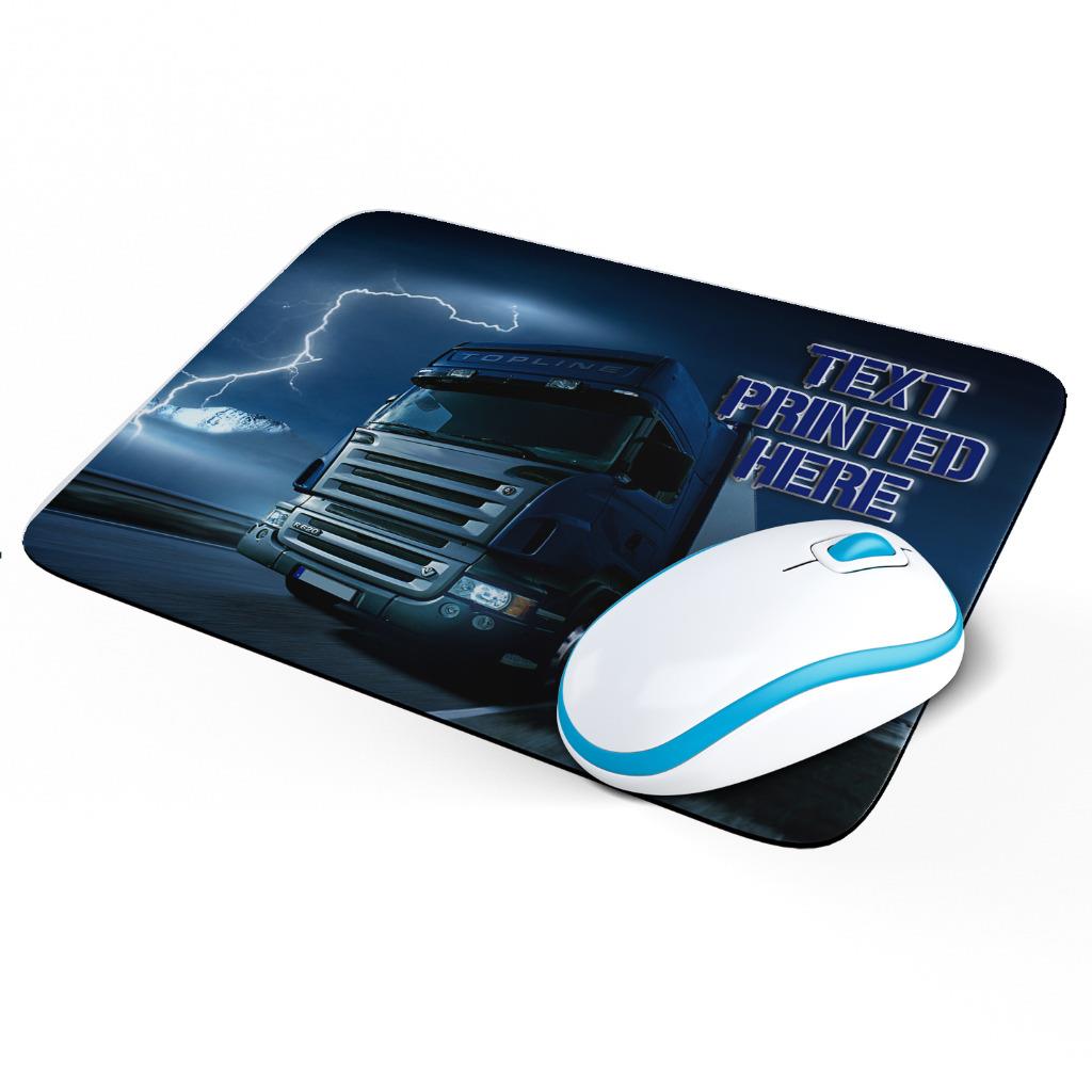 Personalised Barn Owl Mouse Mat Pad Computer Birds Gaming Gift Him Her SH294