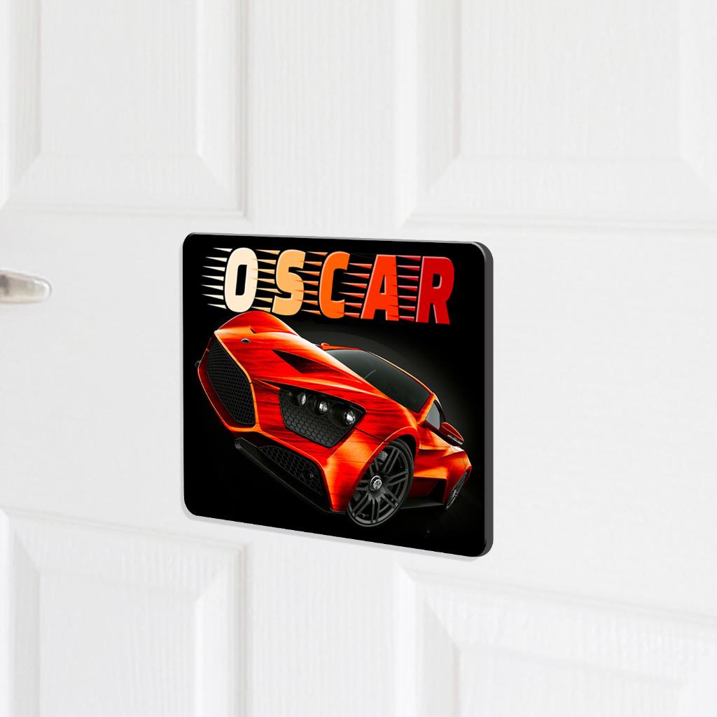 Personalised Door Name Plaque Emoji Girls Boys Kids Bedroom