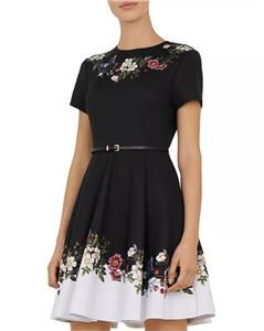 Ted Baker Chestna Oracle Floral Skater Dress in Multiple Sizes in Maldives at MVR 7799 Rating 4