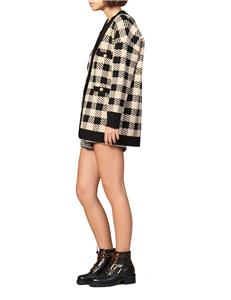jisou check cardigan