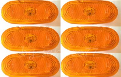 crafter sprinter vw mercedes lamp lights leds marker led orange side 6x