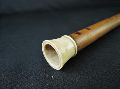 b2322:japanese bamboo bone shinobue/transverse flute/yokobue