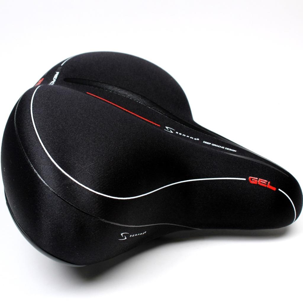 Serfas Full Suspension Cruiser Bicycle Saddle, Black FSCR OPEN PACKAGE