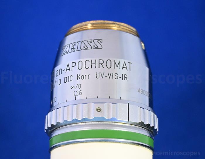 Zeiss Plan-Apochromat 20x / 1,0 Water DIC Korr UV-VIS-IR ∞ / 0 Microscope Objective
