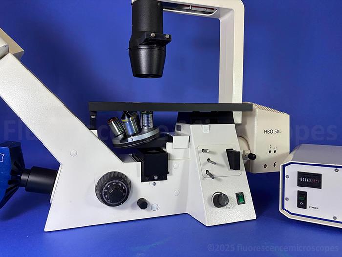 Zeiss Axiovert-40 CFL Inverted Fluorescence Phase Microscope