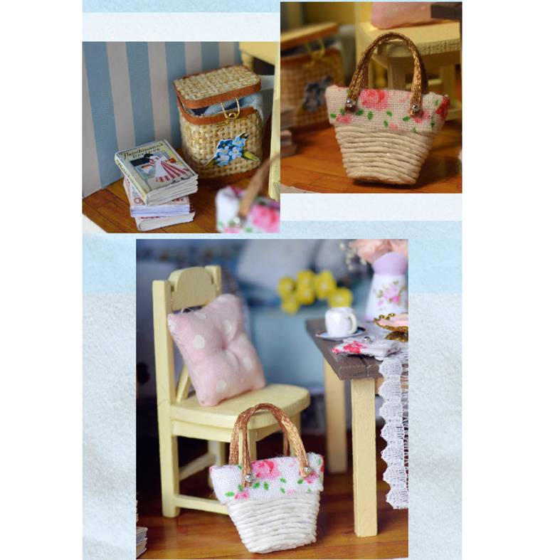 DIY Handcraft Miniature Project Wooden Dolls House Music The Happiness