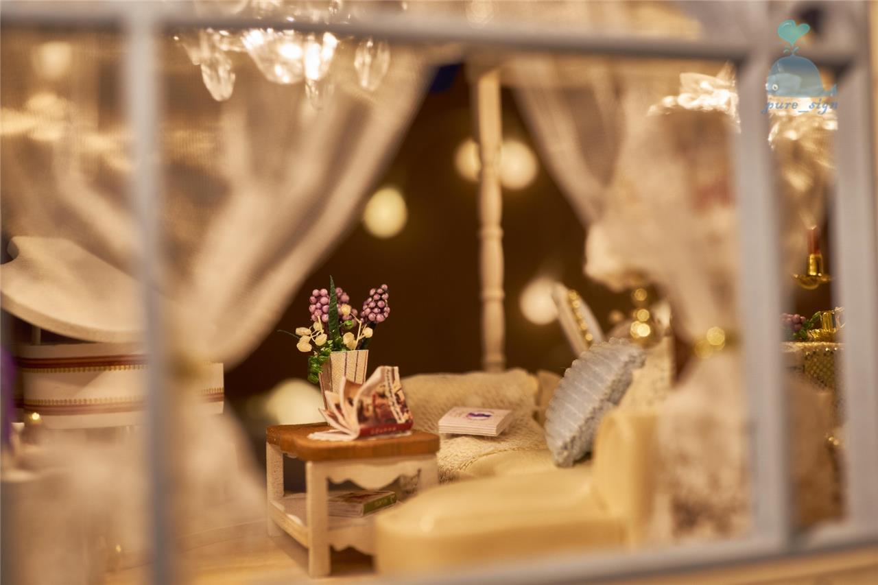 DIY Handcraft Miniature Project Dolls House My Provence Lavender Wooden