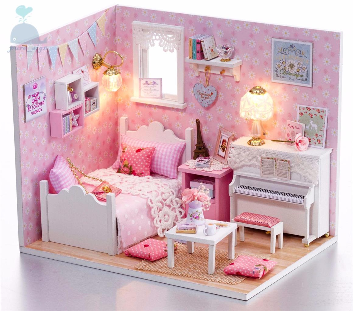 Dolls House À faire soi-même 200 mm Piano Charnière /& Vis