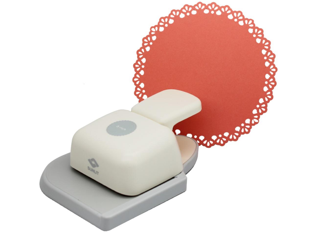 Bira FullEdge Punch, Raindrop Shape Lever Action Craft Punch for Paper