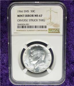 1967年 ボリビア 50センターボ　NGC MS66 高鑑定 Bolivia 50 Centavos KM 190 Prices & Values | NGC