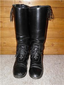 ロングブーツ MACH & MACH Black leather Galaxy Riding boots 1096350816_tp.jpg
