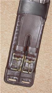 Ceinture De Dressage Sue Carson – 30 Cm, Cuir Noir – Occasion