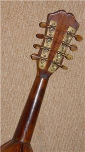 Antique 1890 Italian Bowl Back 8-String Mandolin By F. De