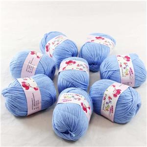 AIPYARN 6Skeinsx50g Soft Cashmere Silk Velvet Baby Hand Knitting Crochet Yarn 12