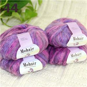 Sale 1SkeinsX25gr Soft Lace Crochet Acrylic Wool Mohair Wrap Hand Knit Yarn 37