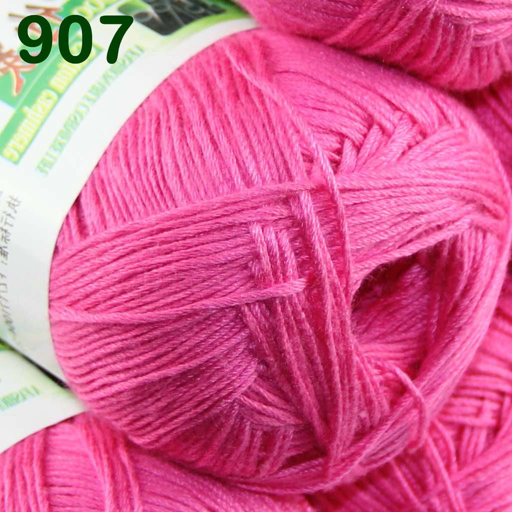 Sale New 1 Skein X 50g SUPER Soft Natural Smooth Bamboo Cotton Knitting ...