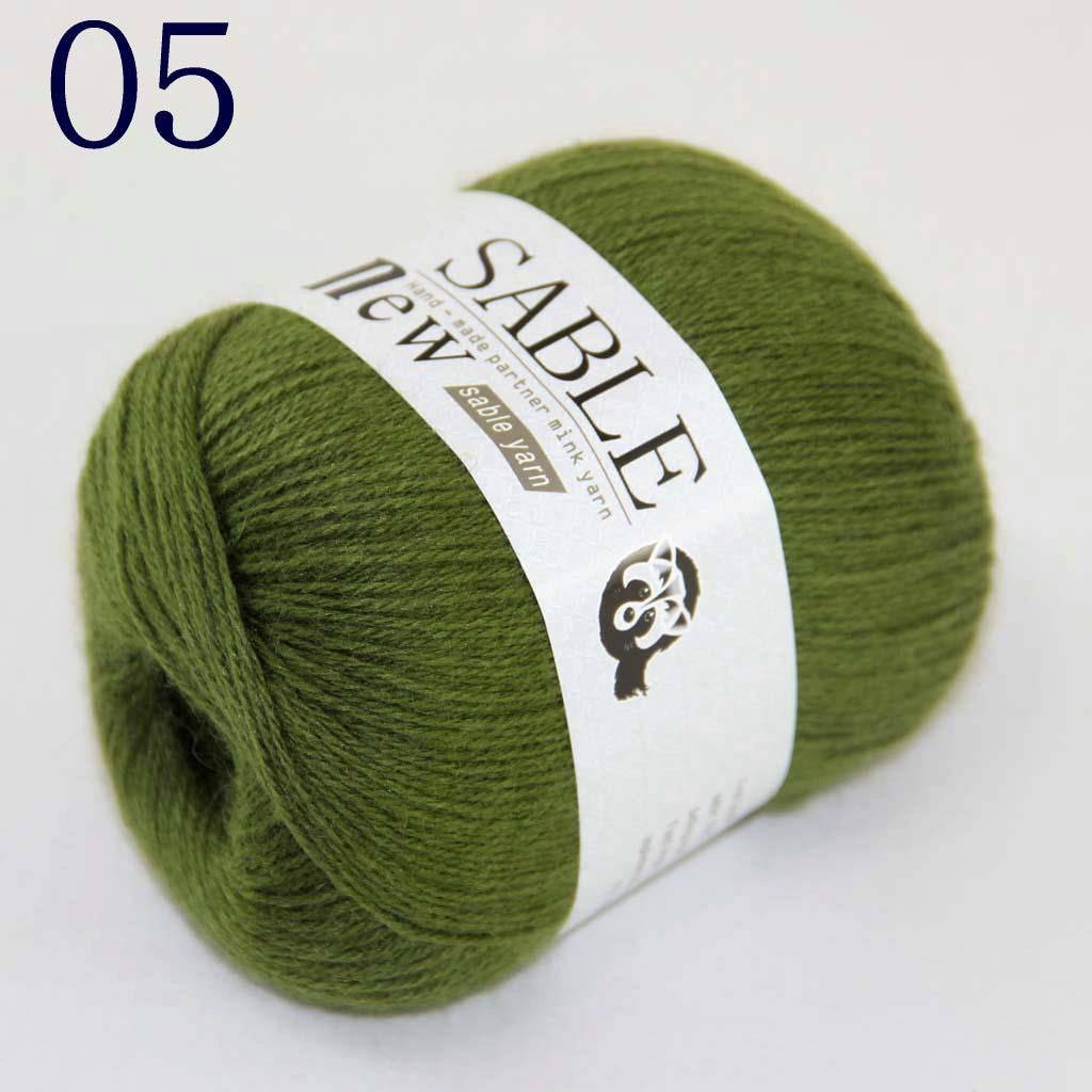 Hot 1ballx50g 100/% Pure Sable Cashmere Hand Yarn Shawls Wrap Crochet Knitwear 27