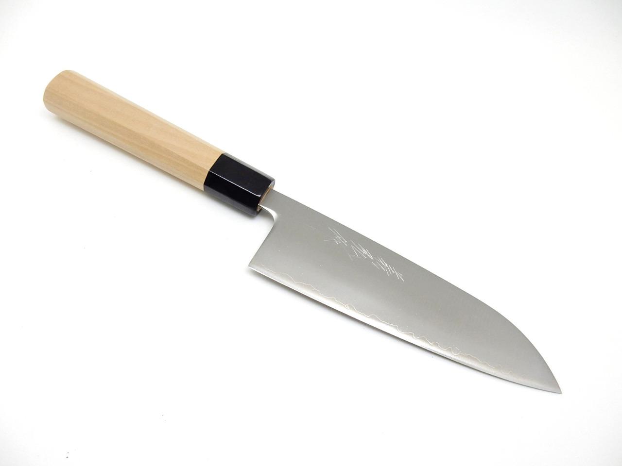 Aogami Super Blue Steel Yasuhiko Santoku Custom Knife Making Blank Blade 165mm For Sale Online Ebay