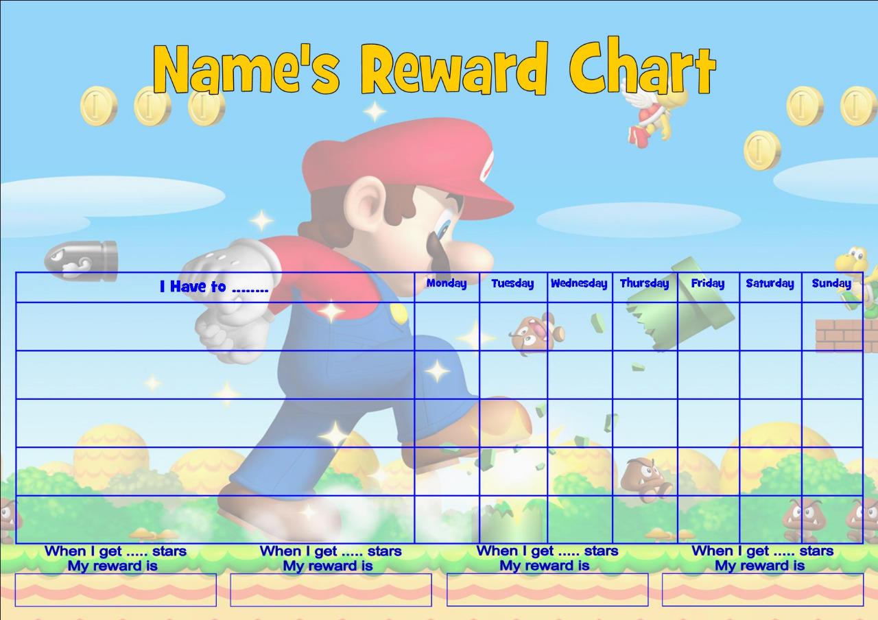 Mario Reward Chart