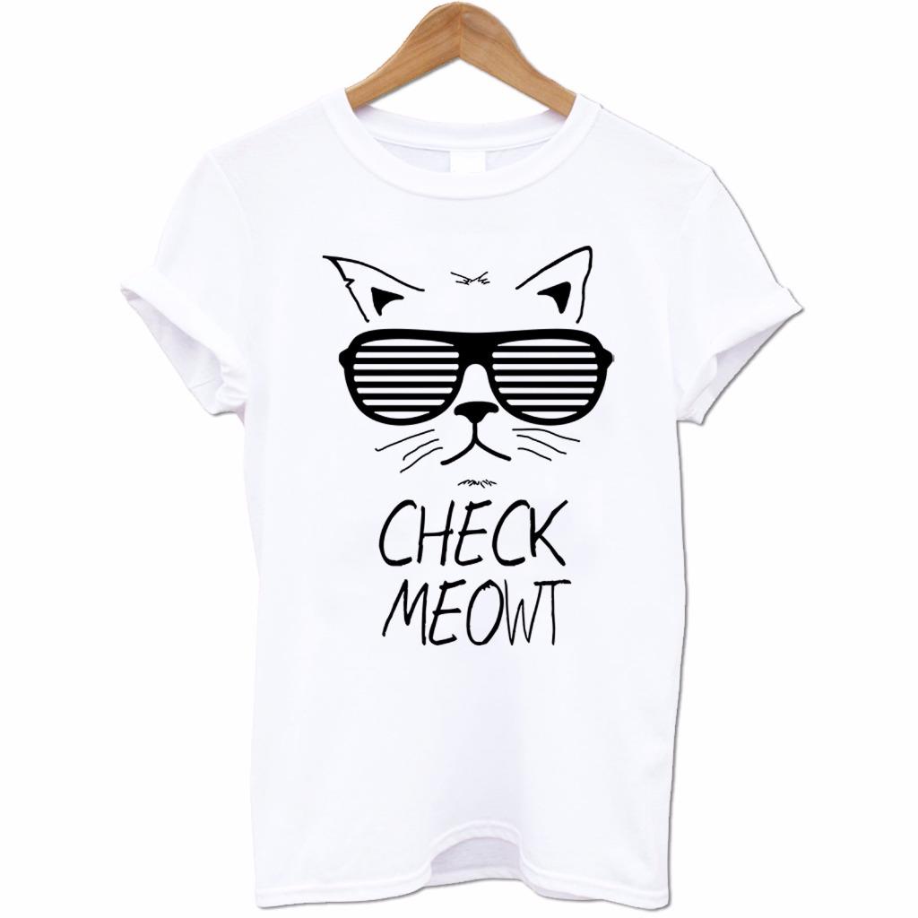 Check Meowt Cat Meow Pet Animal Fashion Funny Hipster Slogan Mens T Shirt