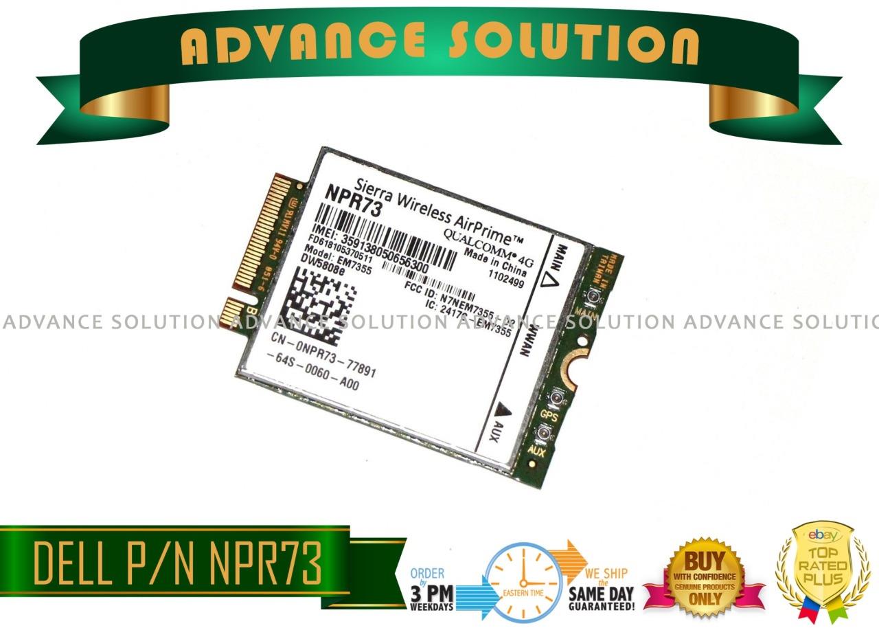 New Dell Wireless DW5808e 4G LTE EM7355 WWAN Module Card 2NDHX NPR73 ...