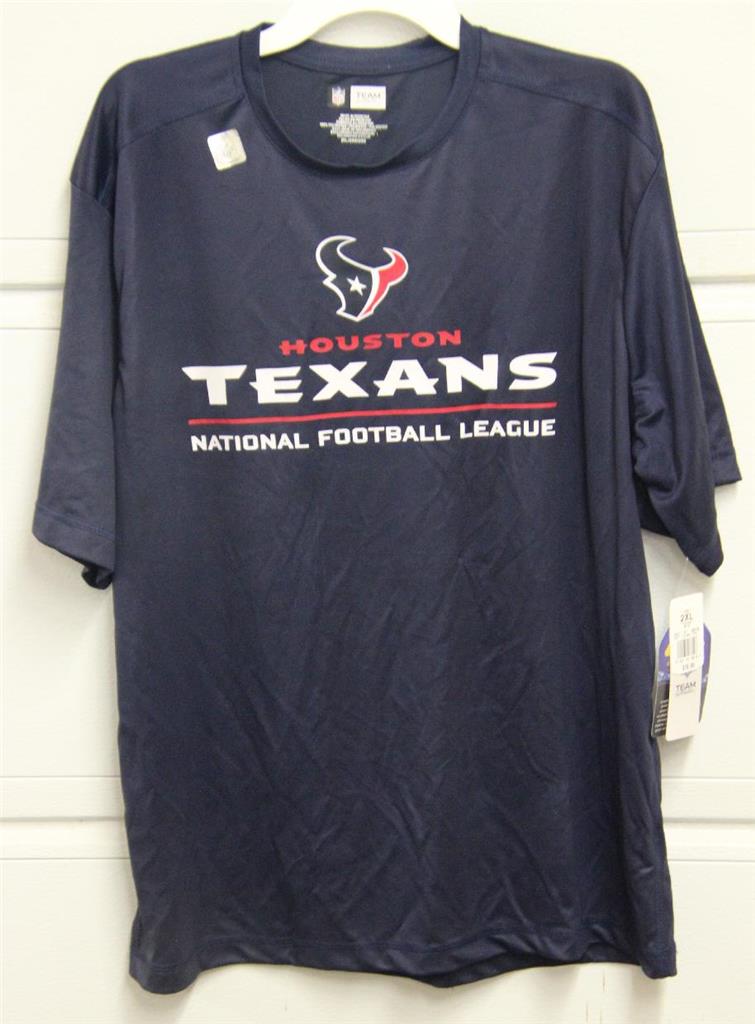 Camisa Houston Texans 100 % poliéster 3 tallas autorizada por la NFL - NUEVA PRECIO DE VENTA SUGERIDO POR EL FABRICANTE $19,99 - Imagen 2 de 4