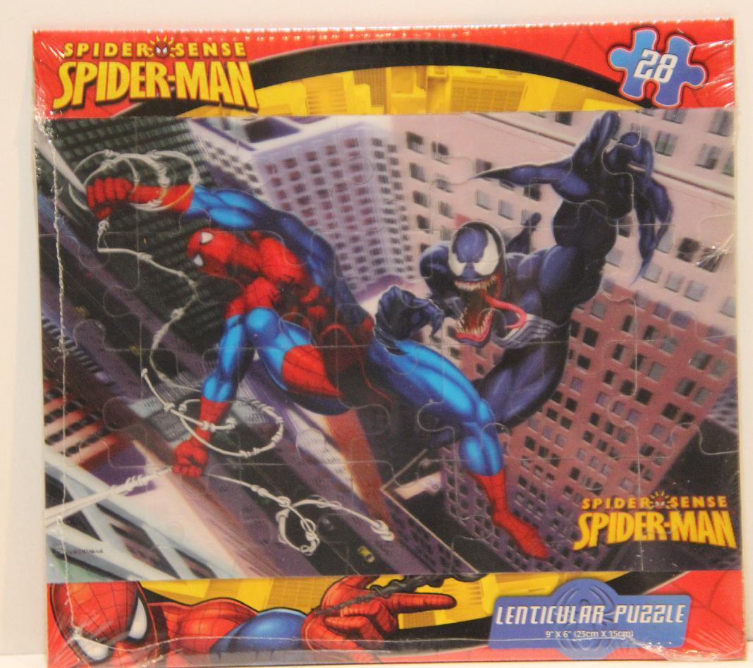 Spider-Man and Marvel Heroes 3D Lenticcular Puzzle (Kids-28 Pieces) - Picture 2 of 4