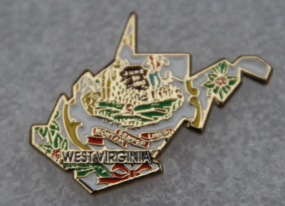 Alfileres, solapa, sombrero, corbata en forma de estado, etc: NUEVO MÉXICO A WYOMING - Imagen 22 de 24