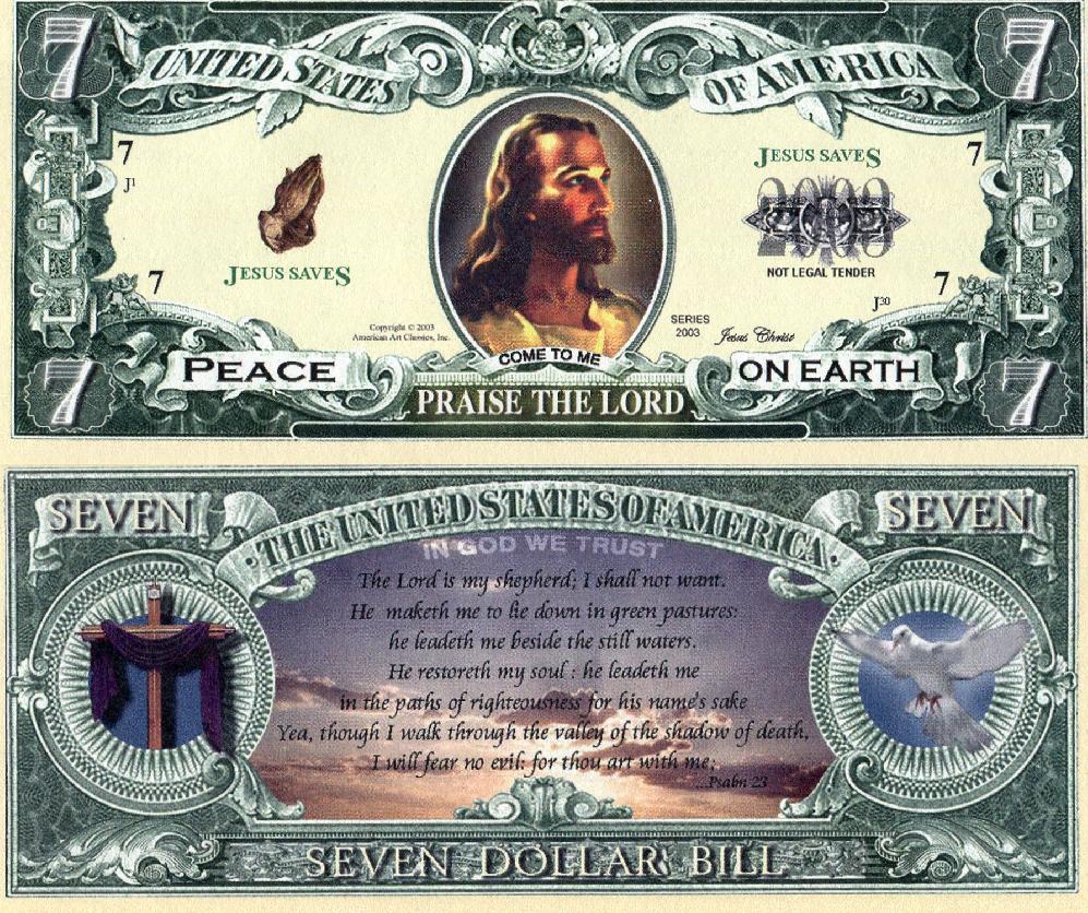 Funny Paper Money, Biker Bills, Currency, Dollars,USA Bill Size) Pack of 5 ea #2 - Picture 13 of 14