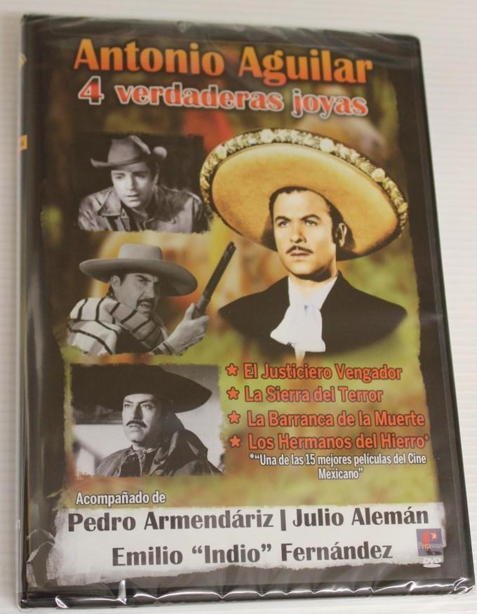 Antonio Aguilar 4 Verdaderas Joyas DVD El Justiciero