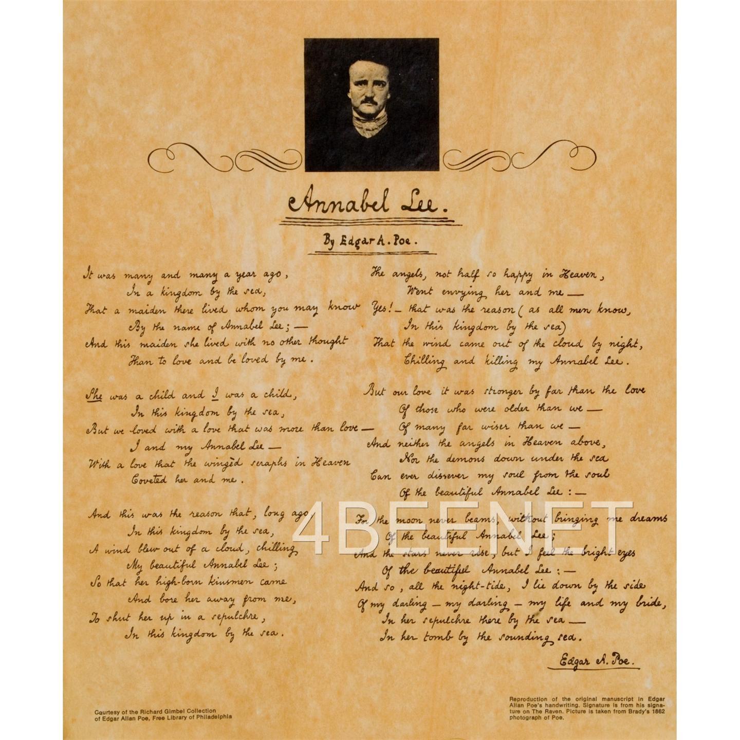 Annabel lee essay