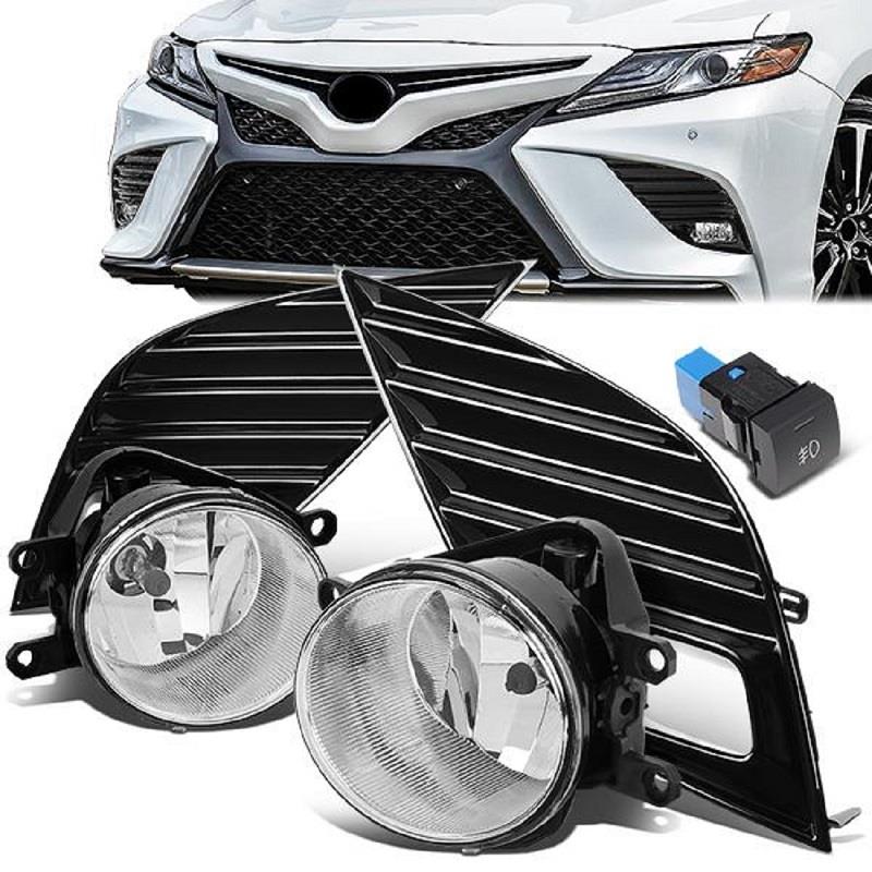 For 1820 Toyota Camry SE XSE OE Style Clear Fog Lights Driving Lamps w