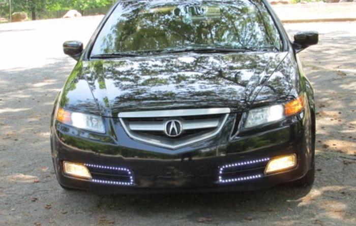 For 03 07 Honda Accord 04 08 Acura Tl Yellow Fog Lights